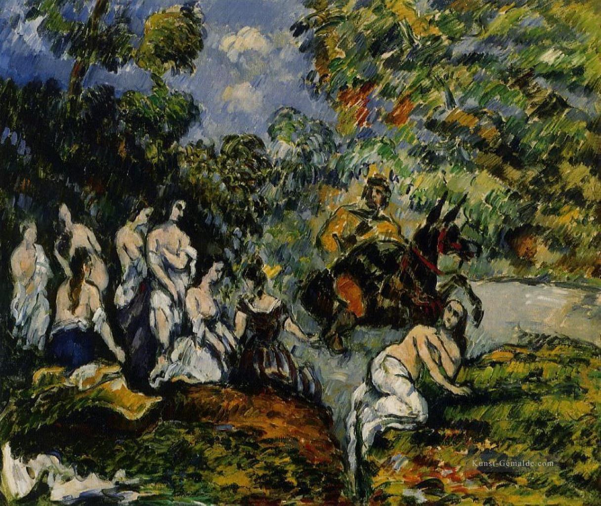 Legendäre Szene Paul Cezanne Nacktheit Impressionismus Ölgemälde